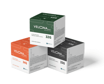 Cajas Velona Soft Needle 32G, 33G y 34G